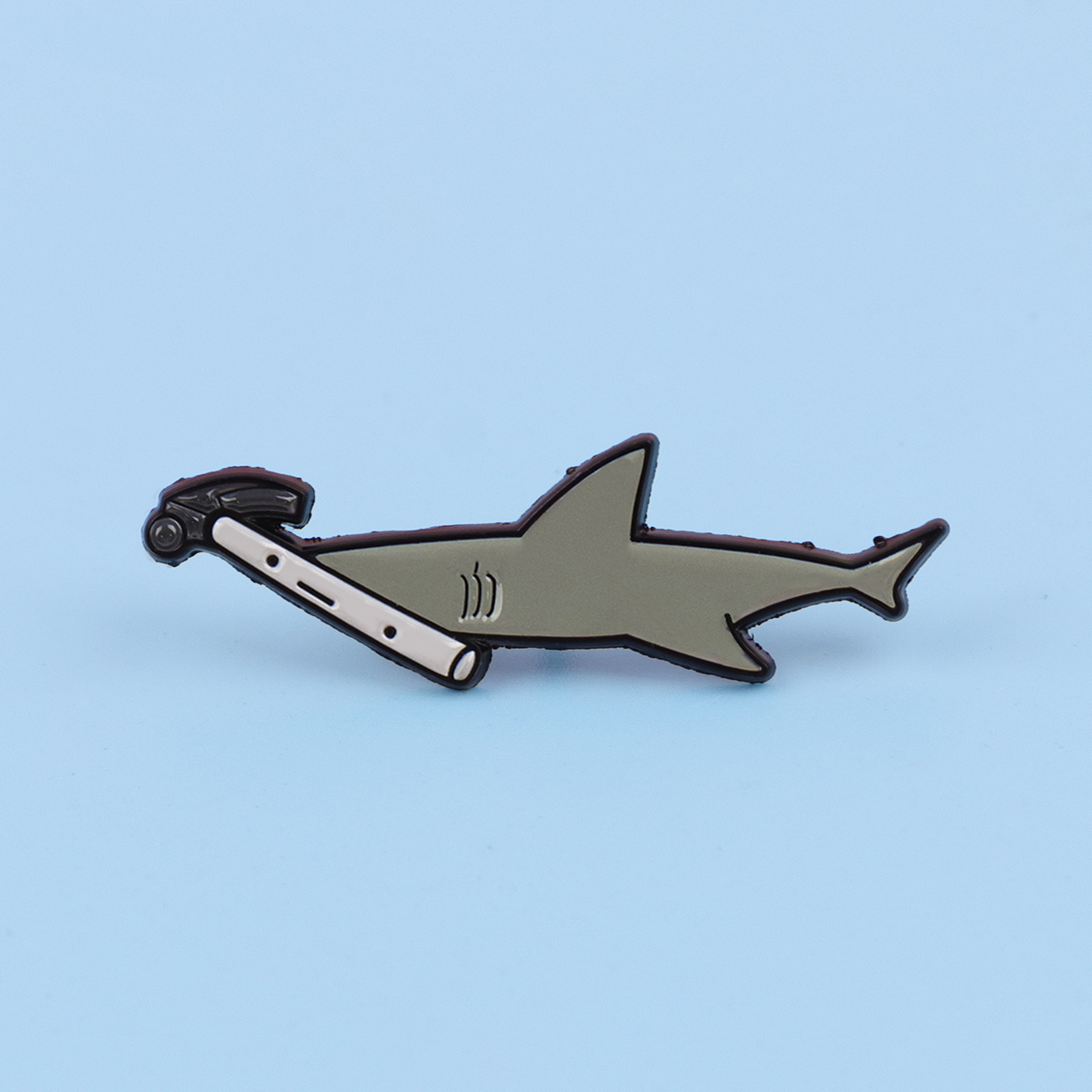 Shark Cartoon Lapel Pins Enamel Pin For Backpacks Briefcase Badges Brooch For Clothes Accessories Fashion Gifts 1pc