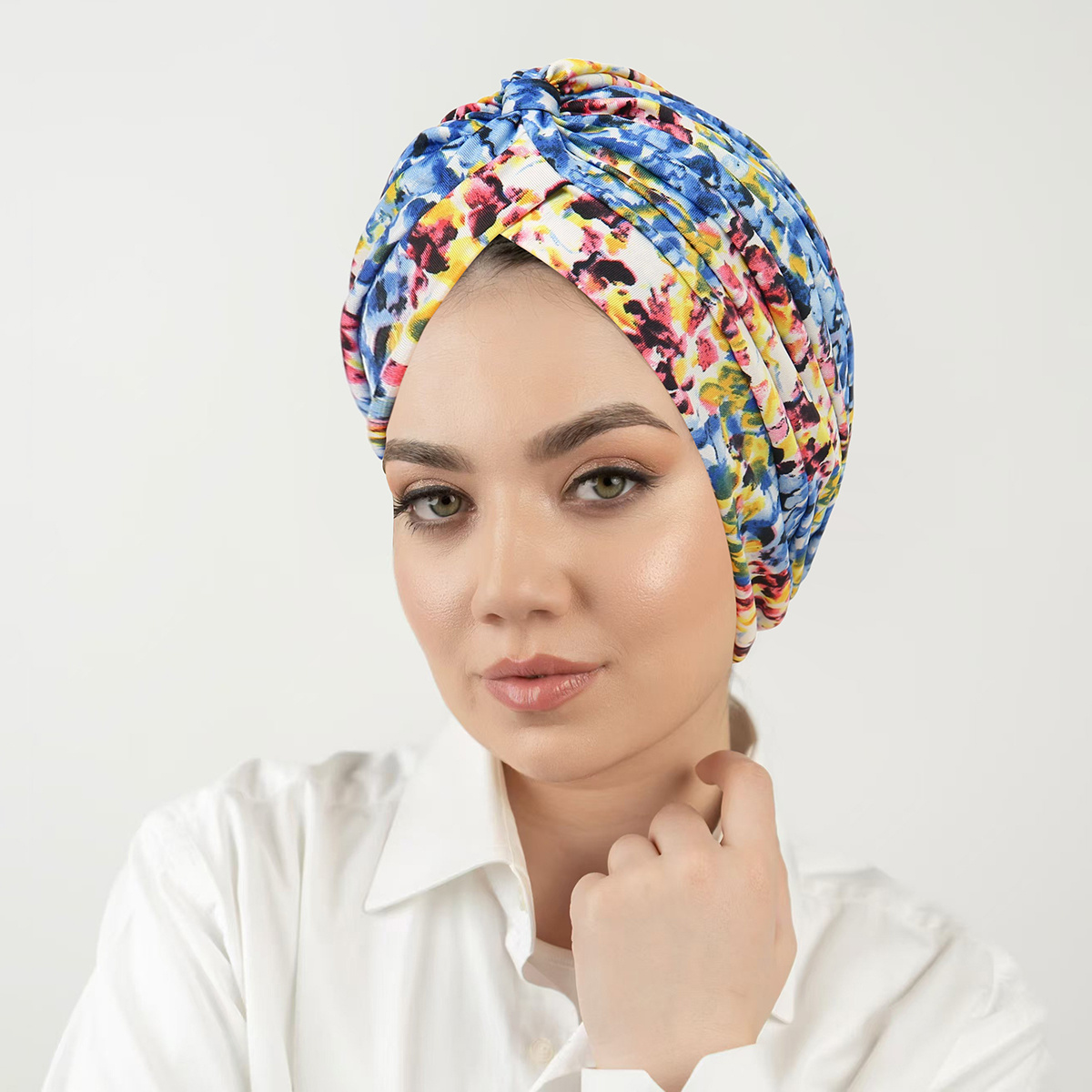 1pc new floral headscarf hat womens fashion - Temu Oman display picture 2