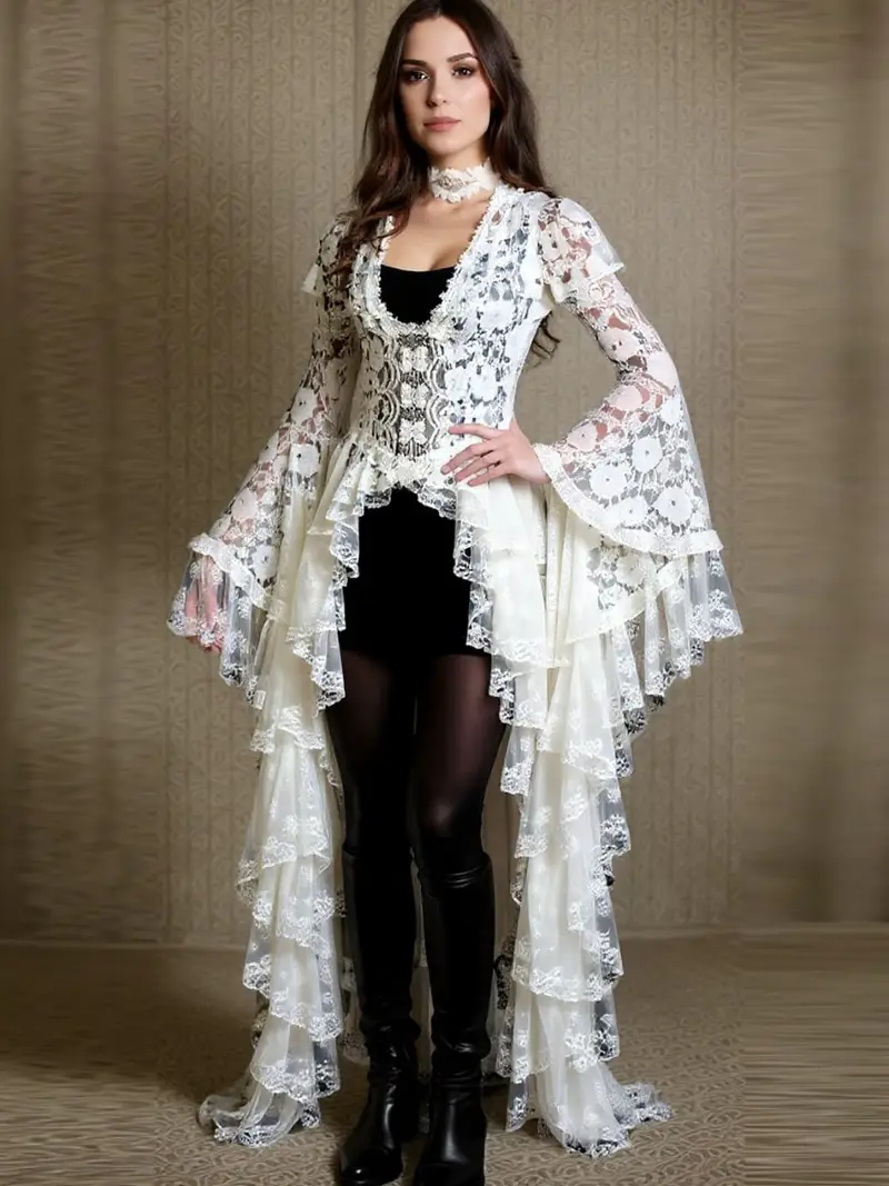 halloween costume white lace dress White Dress Halloween Costume Ideas