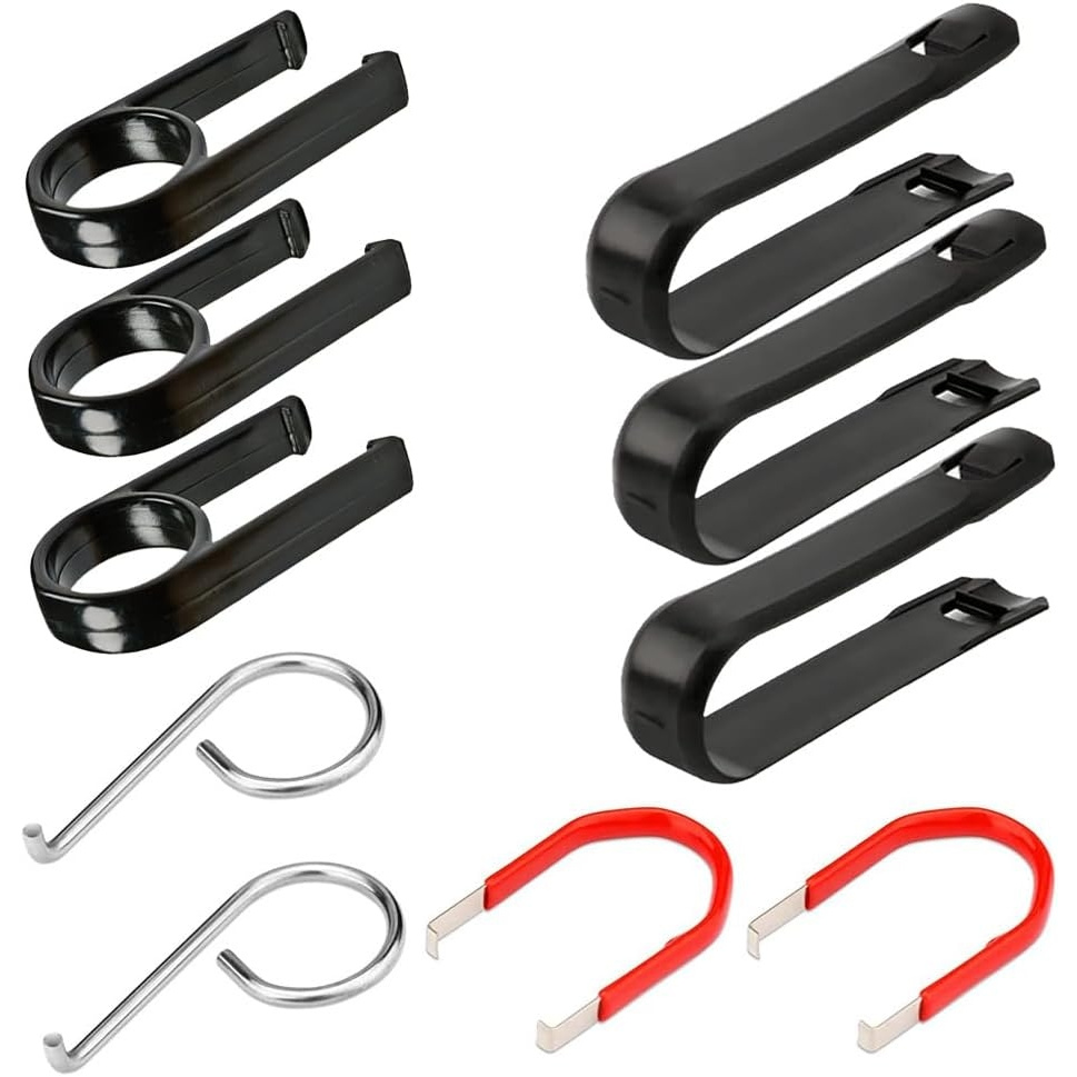 TEMU 10pcs Wheel Cap Cover Removal Tool For Cars, 3 3 2 2 Universal Car Locking Lug Tyre Nut Center Cover Cap Puller Tweezers Nut, Without Battery