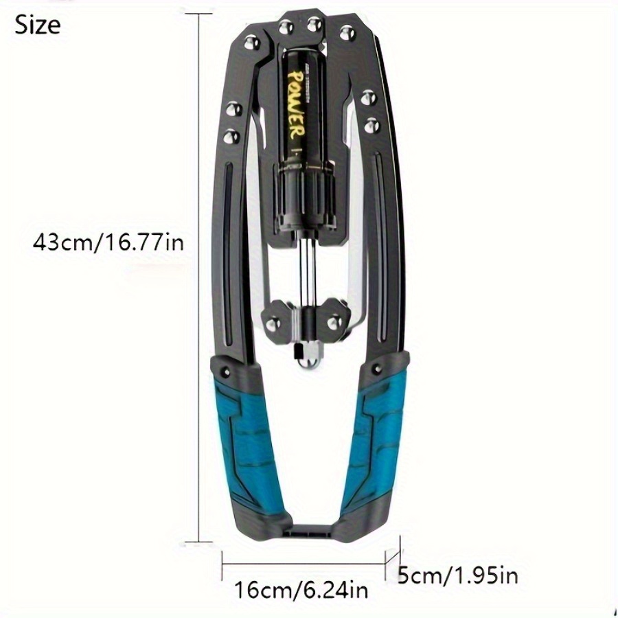 2pcs hydraulic adjustable arm trainer home fitness equipment with non   smooth hydraulic   system suitable for upper limb chest and abdominal muscle training black hand   fashionable fitness accessories Product details 5