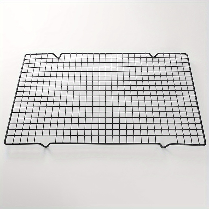 TEMU 1pc/2pcs Steel Baking Rack, Oven Safe Cooling Rack For Cooking And Baking, Black Rack And Metal Rack Cooling Rack For Baking, Grilling, Drying