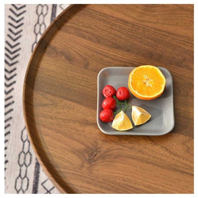 Home Decor Nordic Rounded Side Coffee Table 50X50Cm