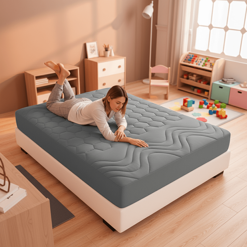 Image of Soft Quilted Mattress Pad Extra Long Twin Deep Pocket Mattress Topper Up To 14 Inches Breathable Fitted Cover Protector For College Dorm And Teen Bedroom Washable Bedding