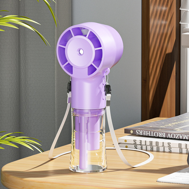   spray fan   wind   humidification and water replenishment dual cooling portable lanyard   hung on the neck dual use usb long       on the plane suitable for dormitories offices