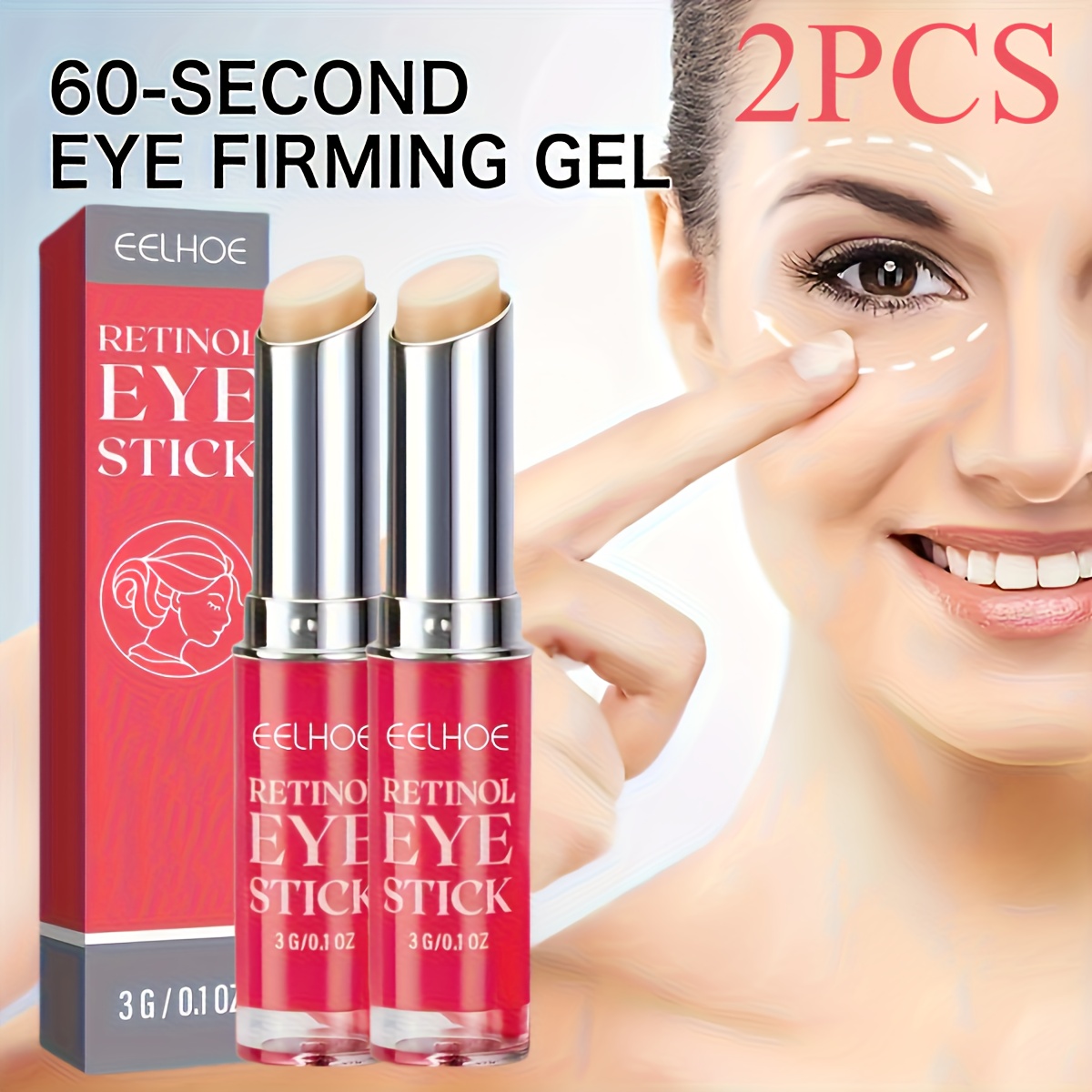 TEMU Retinol Eye Cream (2-pack): Firming, Use, Nourishing, Hydration - For And Party Favors