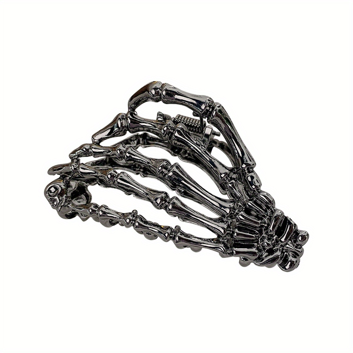 1pc fashionable punk style versatile skull hand hair claw - Temu