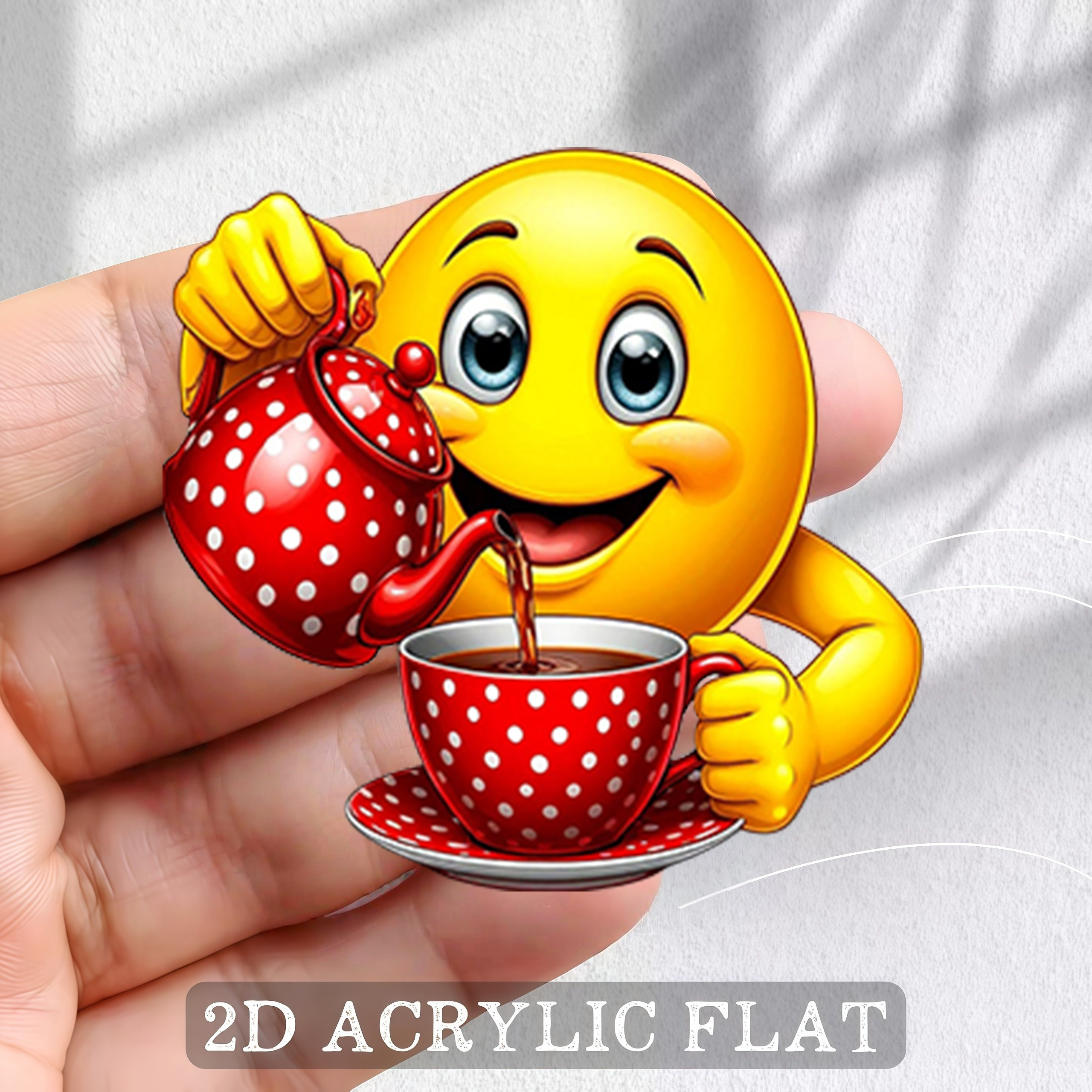 TEMU 1pc 2d Flat Printed Refrigerator Magnetic Decorative Sticker, Refrigerator Magnet. Features Bright, Long-lasting, Non-fading Colors. Strong That