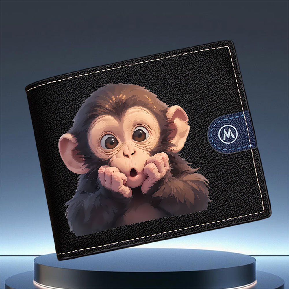 TEMU 1pc Men's Trifold Wallet, Large Capacity Multi-card Slot Money Clip & Id Window, Stylish Billfold For Daily Use