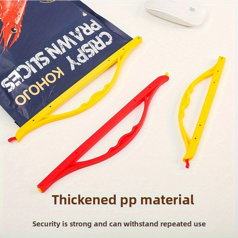 portable sealing clips for fries bread and snack bags designed for kitchen use to keep them fresh and moisture proof Product details 1