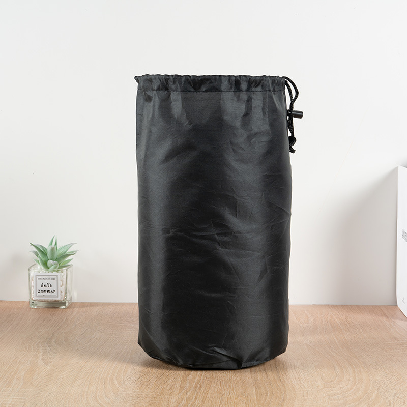 TEMU Bolsa de Almacenamiento con Cordón y Base Redonda - Organizador Portátil Duradero para Viajes, Camping y Equipo al , Bolsa de Almacenamiento