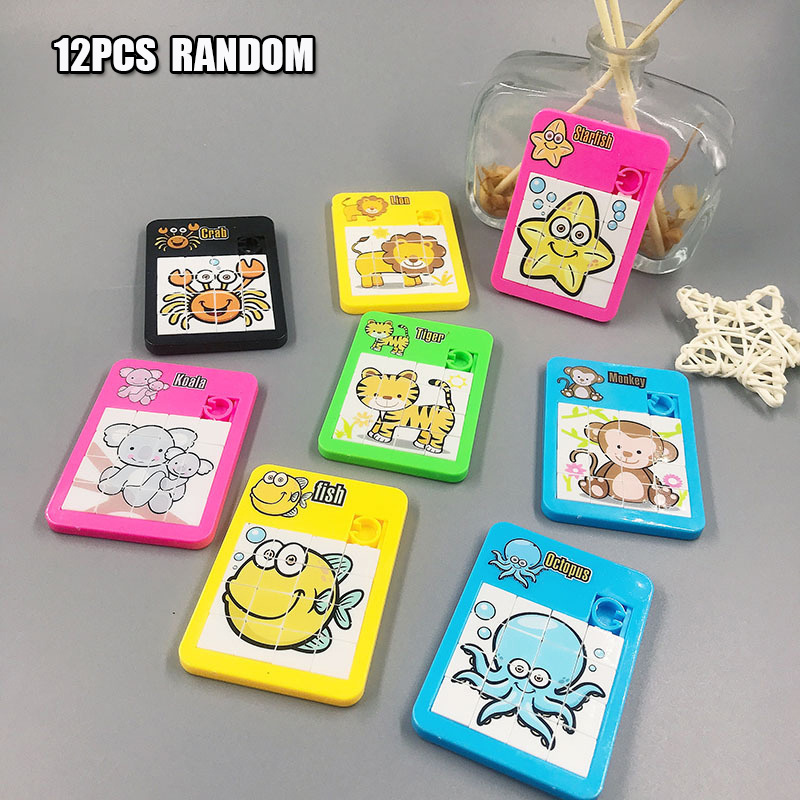 Image of 12pcs Children's Educational Mobile Puzzle Toys, Kids Party Favors, Kids Toys For Girls Boys, Party Favor Bags, Pinata Stuffers, Goodie Bags Stuffers For Kids, Treasure Box Toys For Classroom (random)