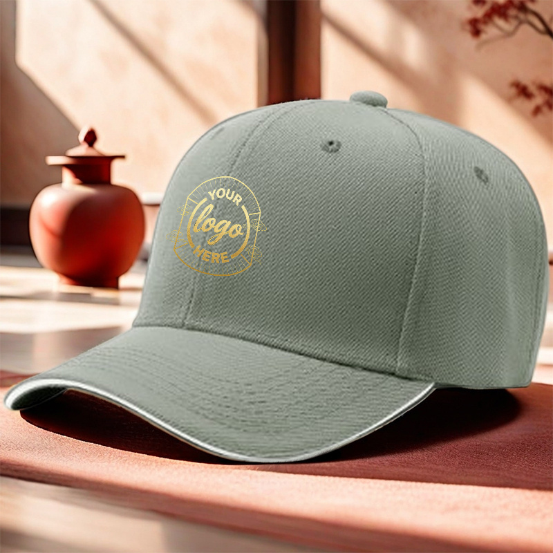 TEMU Custom (d1864) Baseball Cap - Personalized Photos/logos/text, Company Logos, Team Logos, Printable Letter Logos, Unisex, Personalized Logos