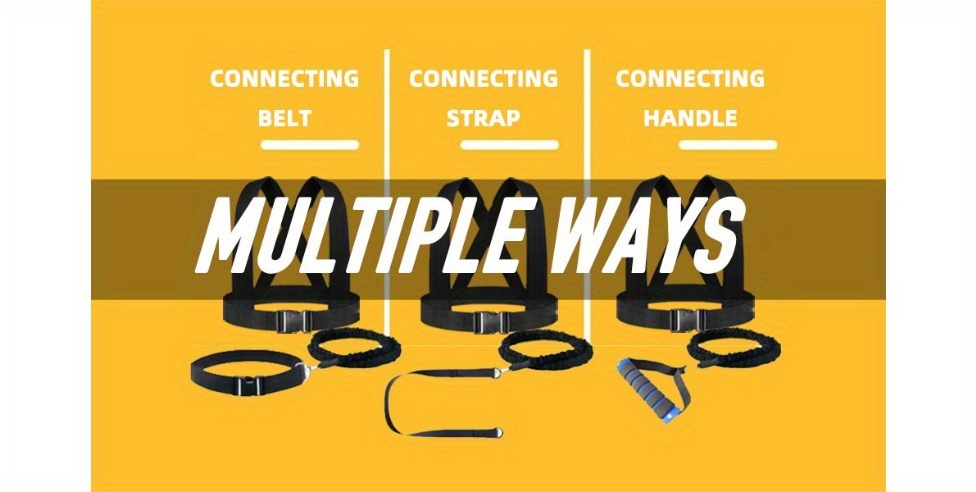 3-meter/ 5-meter resistance training rope set explosive jumping physical training resistance rope enhances speed, endurance, and strength, agility, and multi-directional physical equipment;