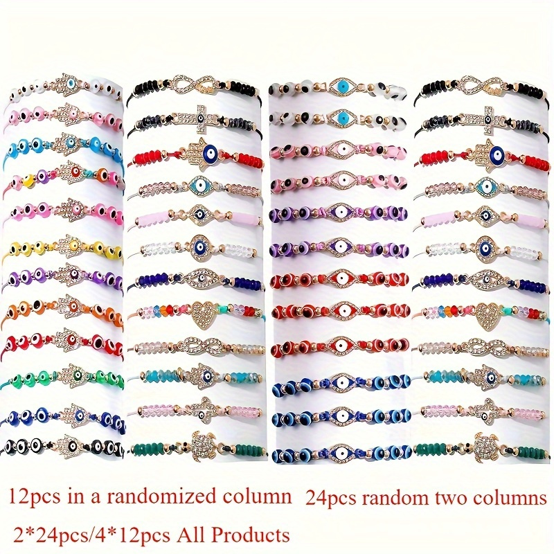 

12/ 24/ 36pcs Jewelry Set - Mexican Bracelets & Anklets For Women, & Boys - , ,