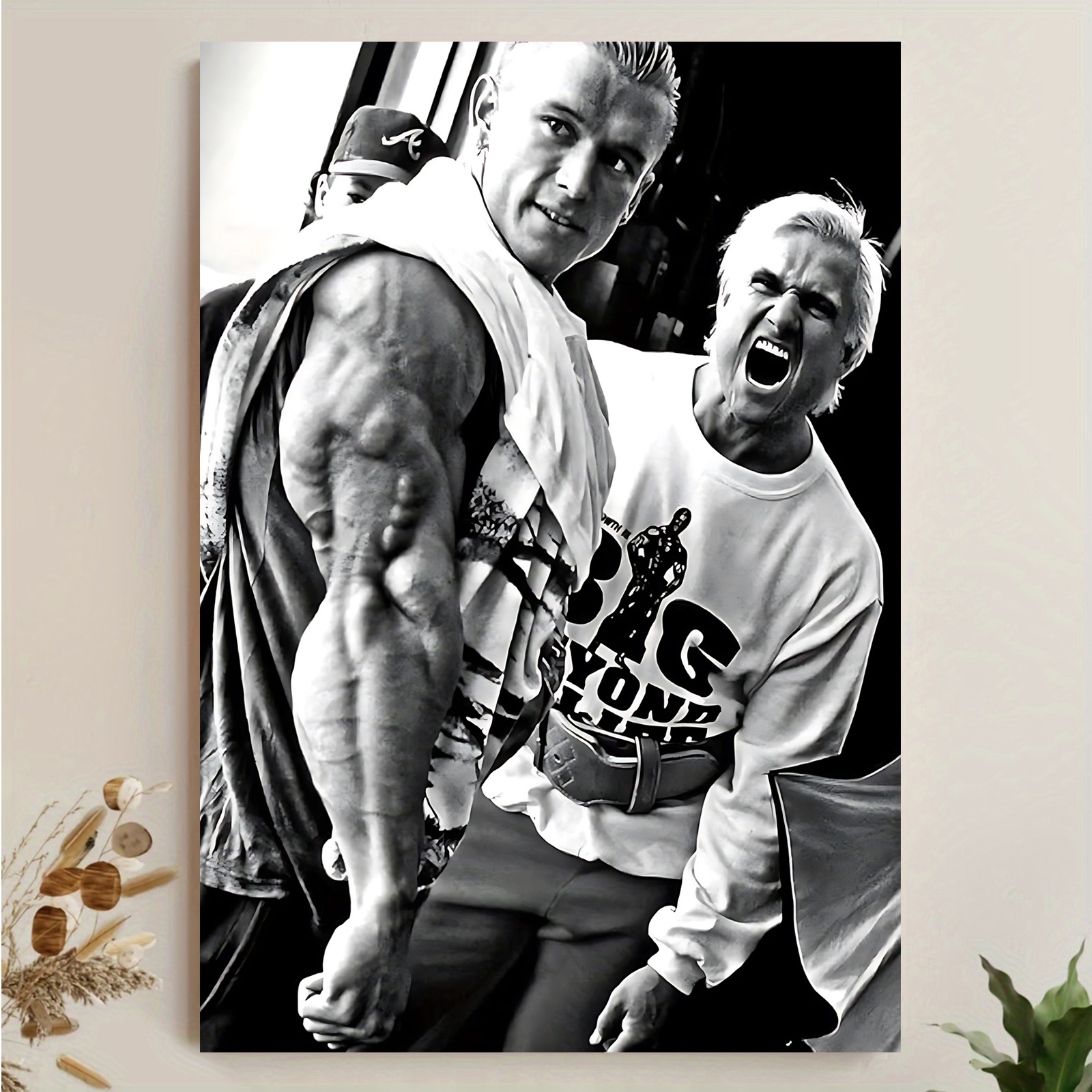 frameless bodybuilding canvas art waterproof fade Temu Oman