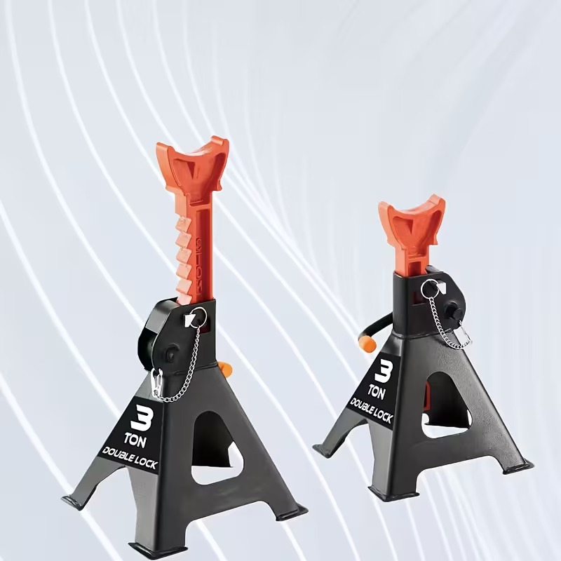 TEMU (6000 ) Blue, Red, And Black Car Jack, With A Load-bearing Capacity Of And Adjustable Height, Suitable For Suvs, Pickups, And 2pcs Heavy-duty