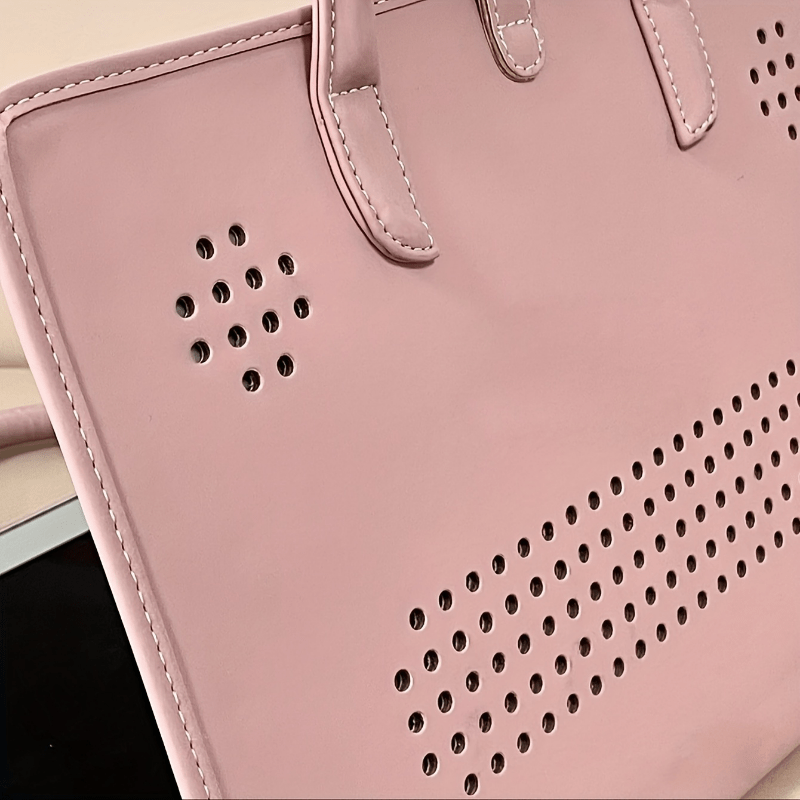 personalisierte namens laptop tasche rosa pu leder Temu Germany