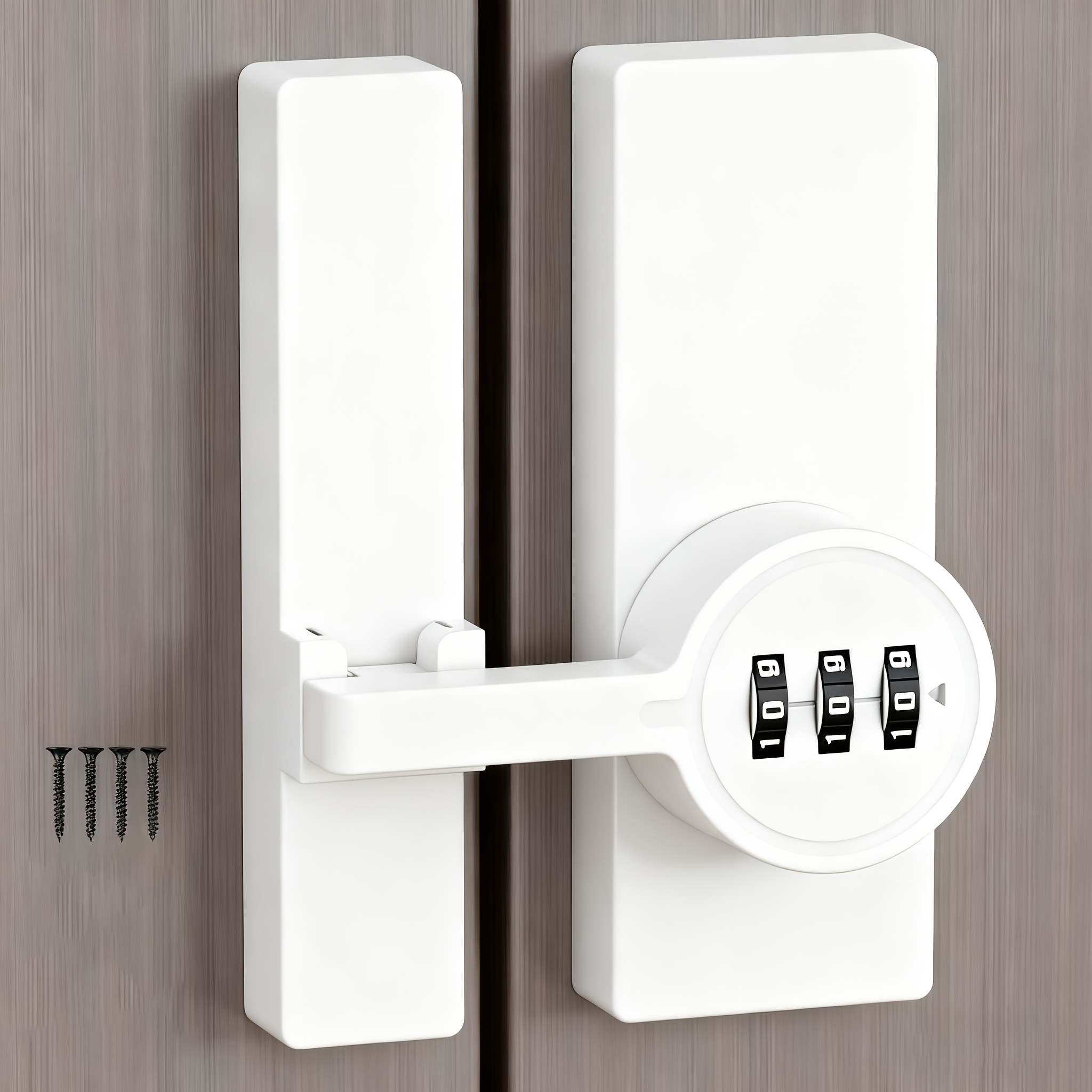 Keyless Punch-Free Door Lock with 3-Digit Combination