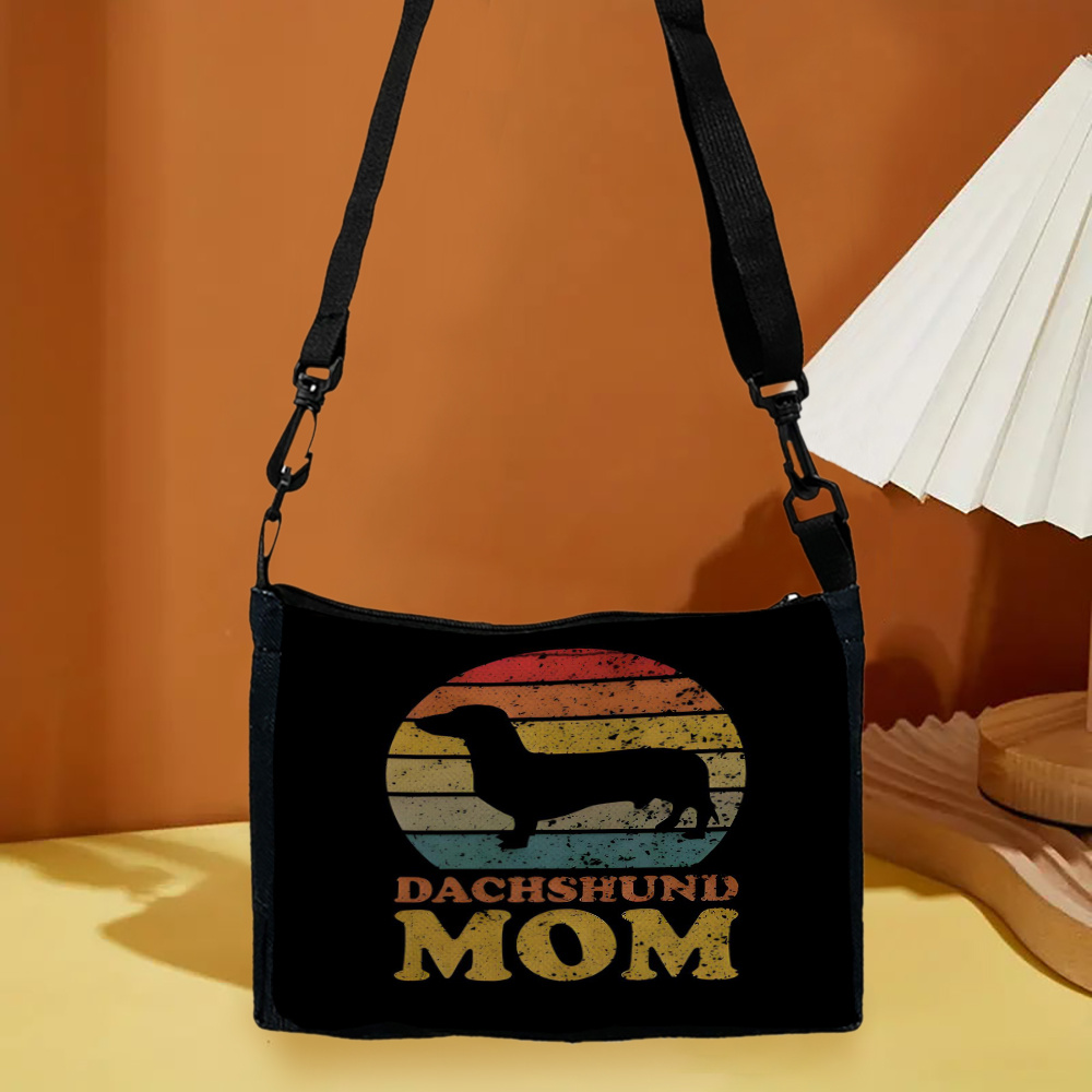 creative dachshund dog crossbody bag – cute animal-shaped shoulder
