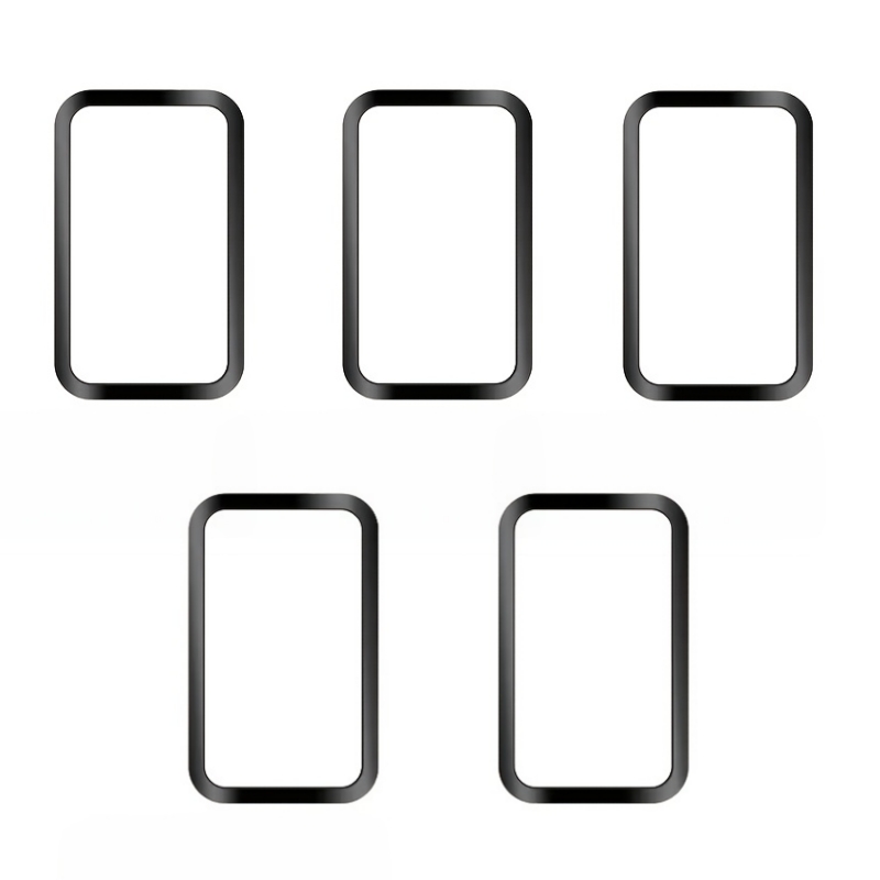 TEMU 5pcs Suitable For Galaxy Watch Screen Protector, Soft Film, Full Coverage, , Anti-fingerprint And Anti-oil Stain, Bubble-free
