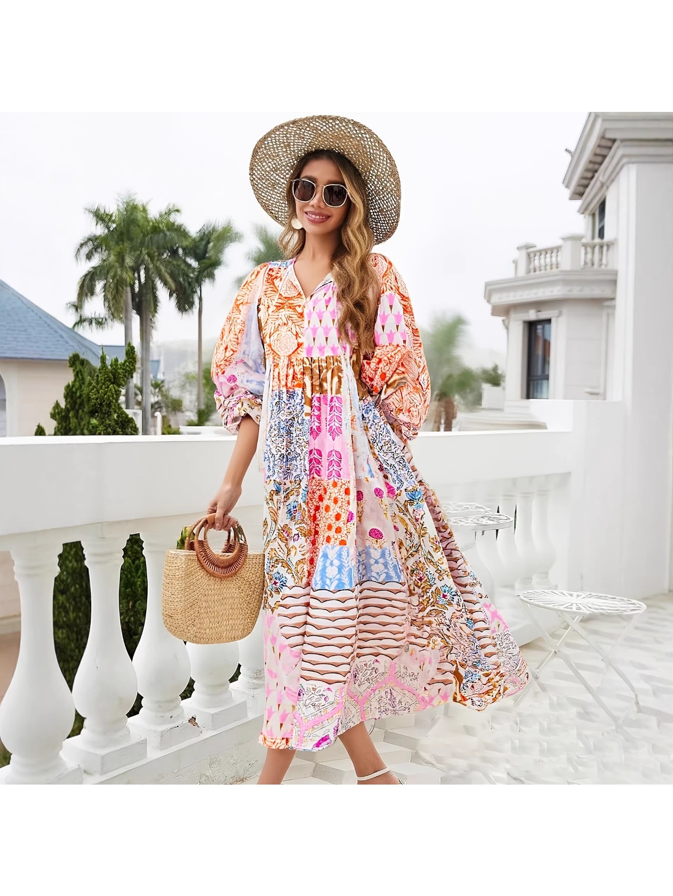 chinese dress ladies Ladies Boho Dress main image 1
