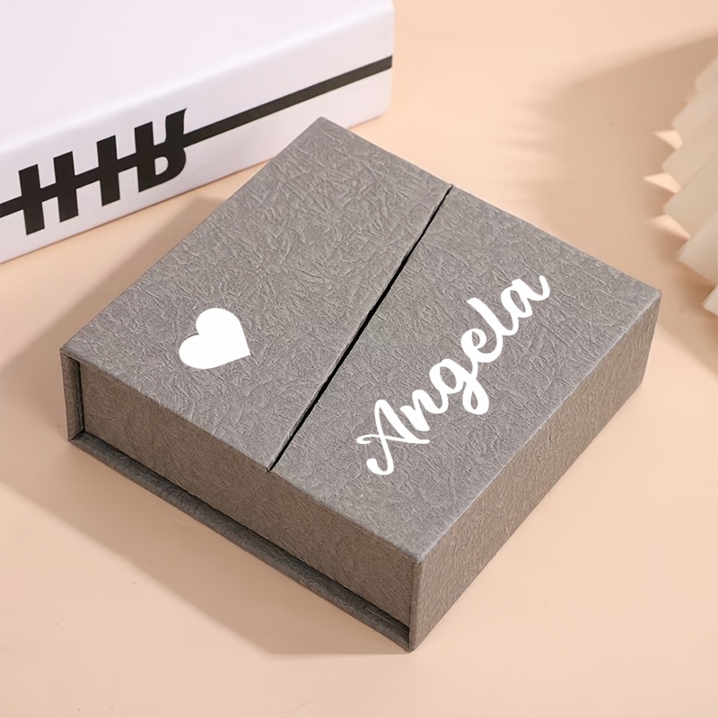 Customizable Elegant Jewelry Storage Box, Gift for All Occasions