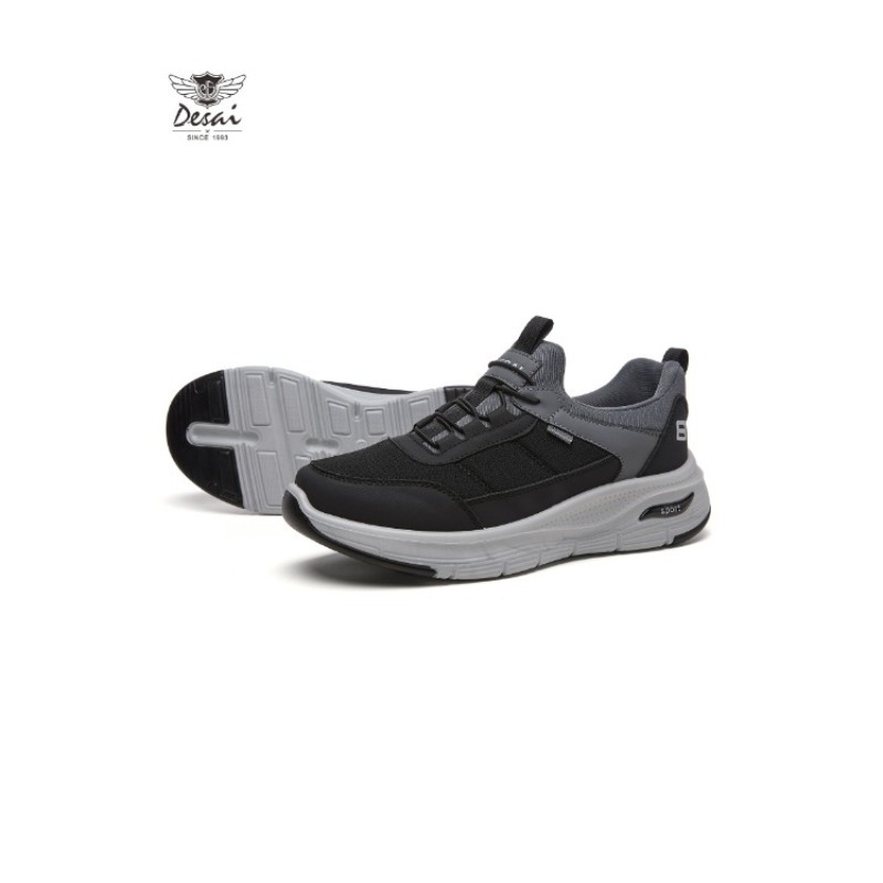 Desay New Men's Sneakers, Casual Soft-Sole Lightweight Running Shoes, Versatile Commuter Shoes, Anti-Slip and Wear-Resistant, Classic Style Fashionable Walking Shoes