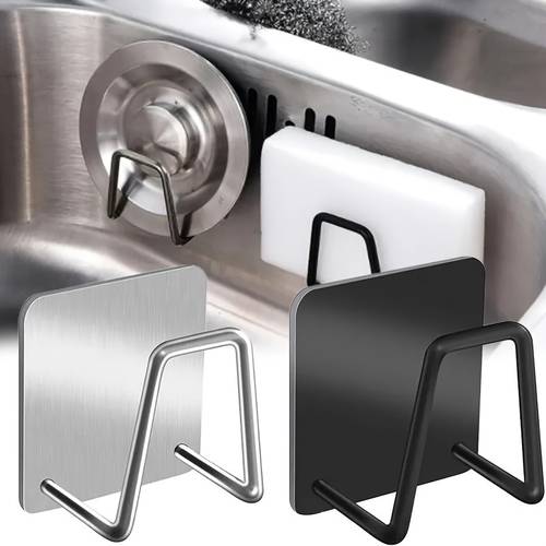 4- set roestvrijstalen keuken- en badkamerorganizer - afdruiprek voor gootsteen, snijplank- en potdeksel organizer, sponsrek met voor schoonmaakbenodigdheden, accessoiren