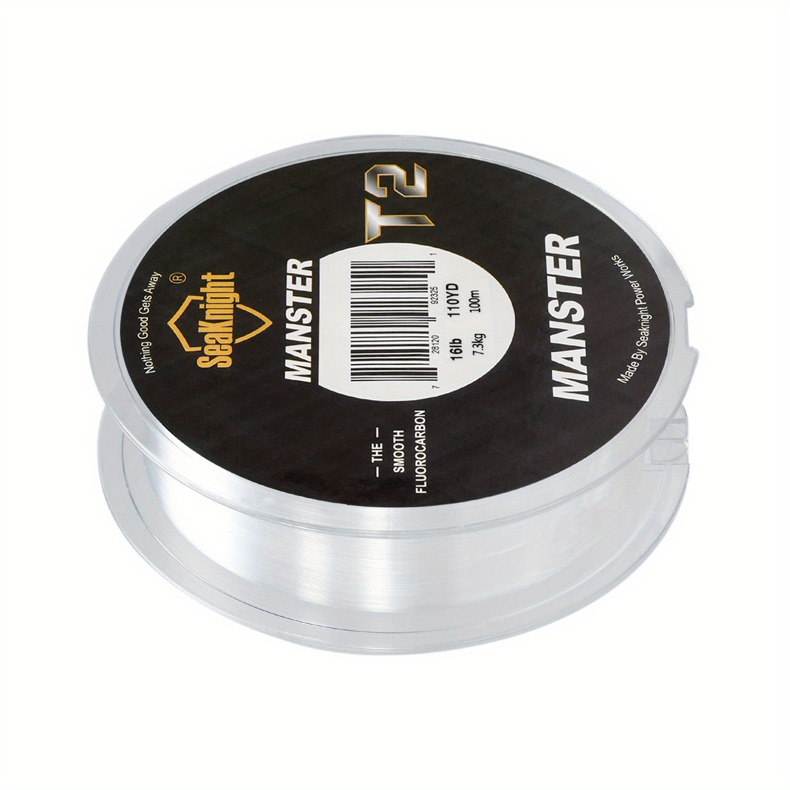 E-shop SEAKNIGHT 100m/110Yard Super Starke 100% Fluorkohlenstoff Angelanfängerleine - Bissfestes Monofilament, Ultratransparent mit Geringer