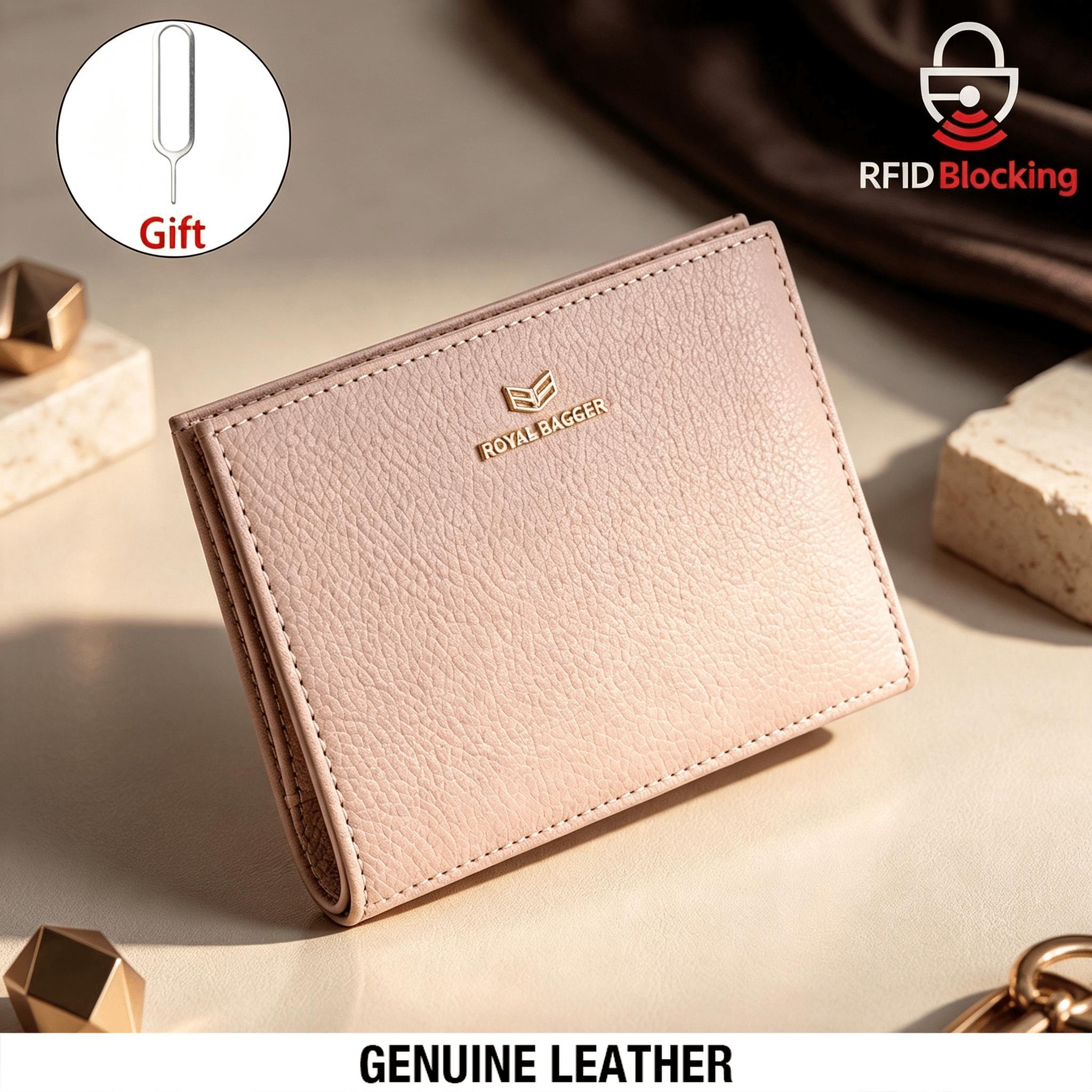Image of Rfid Genuine Passport Wallet For Women, Travel Wallet With Card Slots, Sim Card Storage