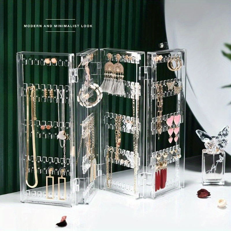 large capacity clear acrylic earring display stand Temu South Africa