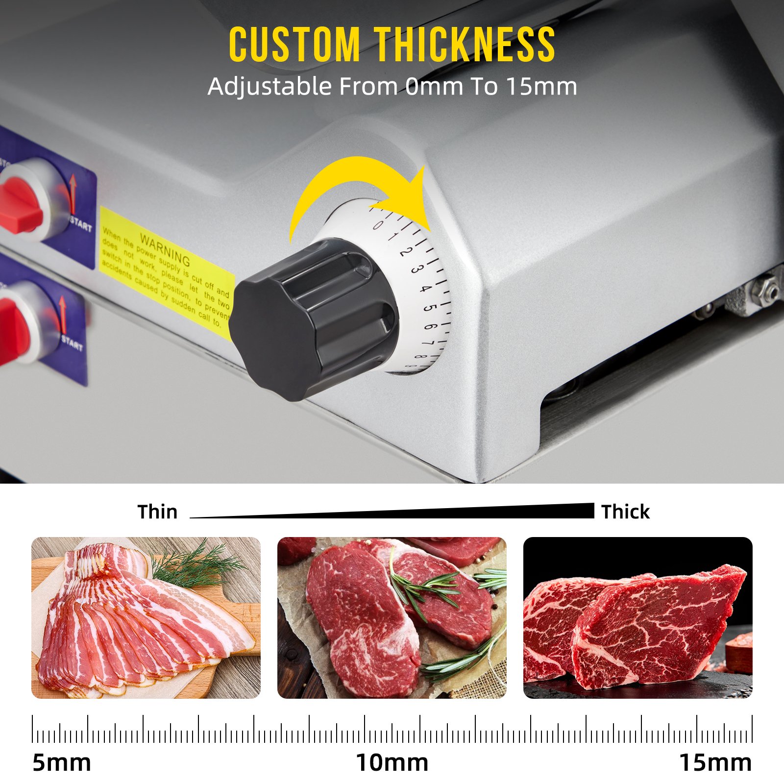 Automatic Meat Slicer Commercial Deli Slicer 10