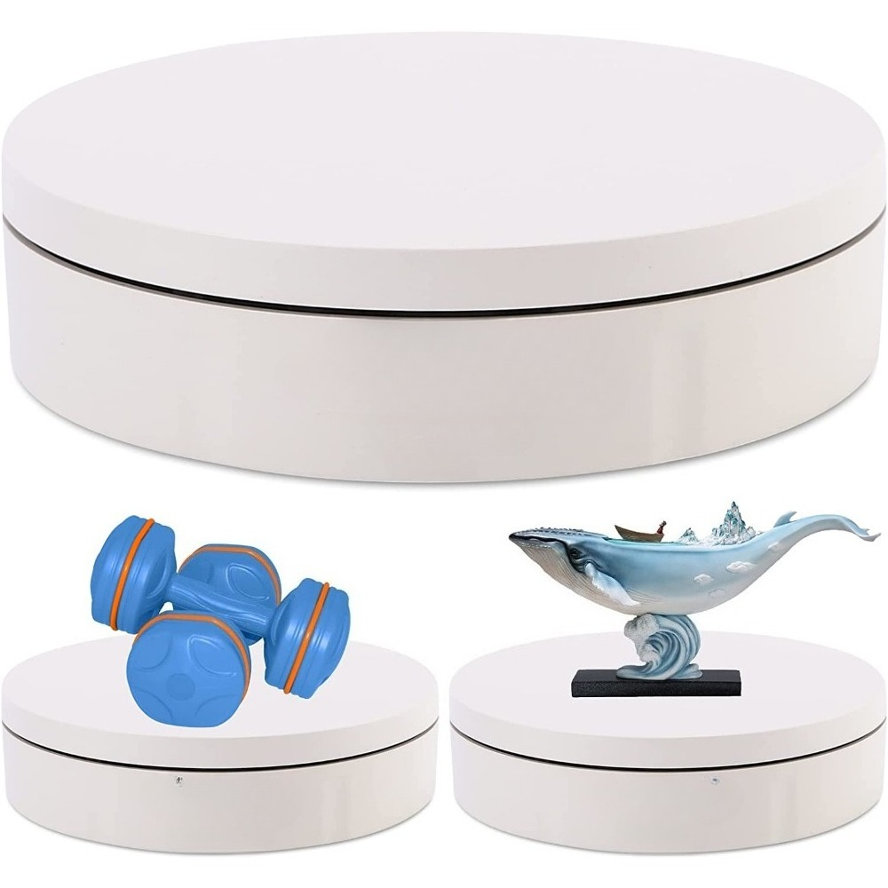 Image of This 360-degree Rotating Jewelry Display Stand Features A White Display Base And A Sophisticated, , Making It Ideal For Showcasing Collectibles From ., Jewelry Towers