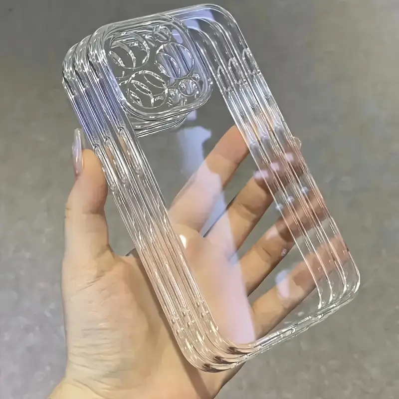 E-shop 3 Stück Ultra-Dünne, Weiche Transparente Stoßfeste Handyhüllen für iPhone 17 16 15 14 13 12 11 Pro Xs Max Xr 8 7 Plus - Rückseitenschutz