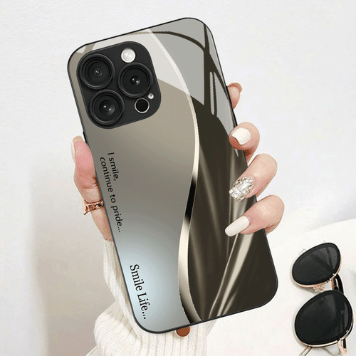 phone case metal brushed pattern texture design tempered glass phone case for iphone 17air 17 pro 16 16 15 14 13 12 11 pro max 16e 16 15 14 plus 13 12 high end business trend men and women protective case