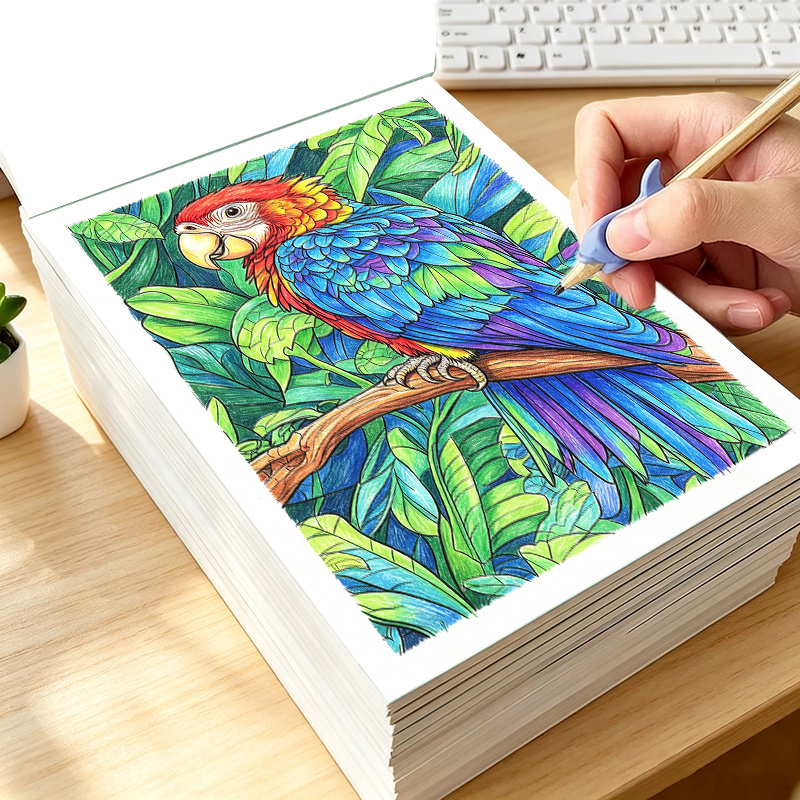 TEMU 1pc Exquisite Graffiti Pattern Copying Coloring Stress Relief Sketchbook, Suitable For And Copying, Contains 24 Styles Of Different Graffiti