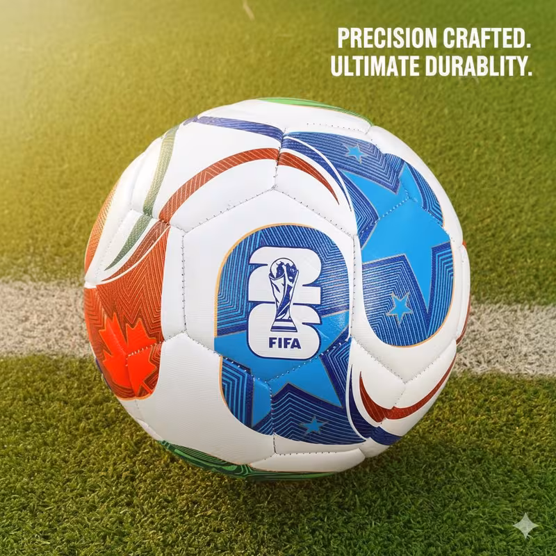 official soccer ball design for the 2026 sturdy for and matches ideal with control and suitable for all weather Product details 4