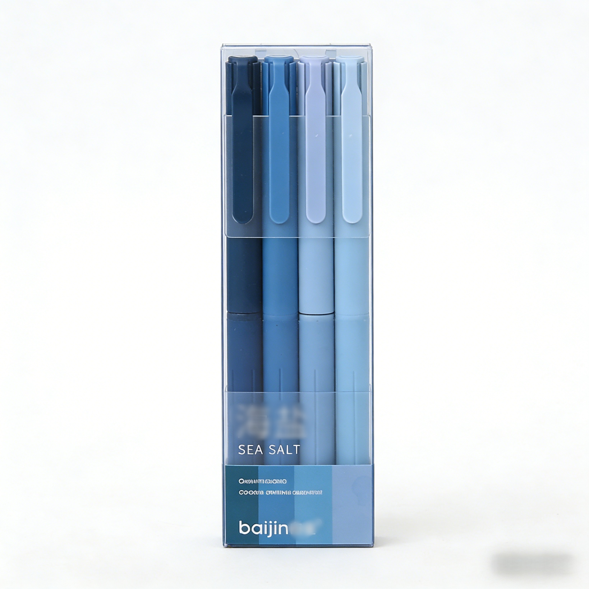 E-shop Diese Meersalz-Serie Gelstift verfügt über einen verblassenden blauen Schaft gepaart mit einem transparenten Gehäuse, das eine frische