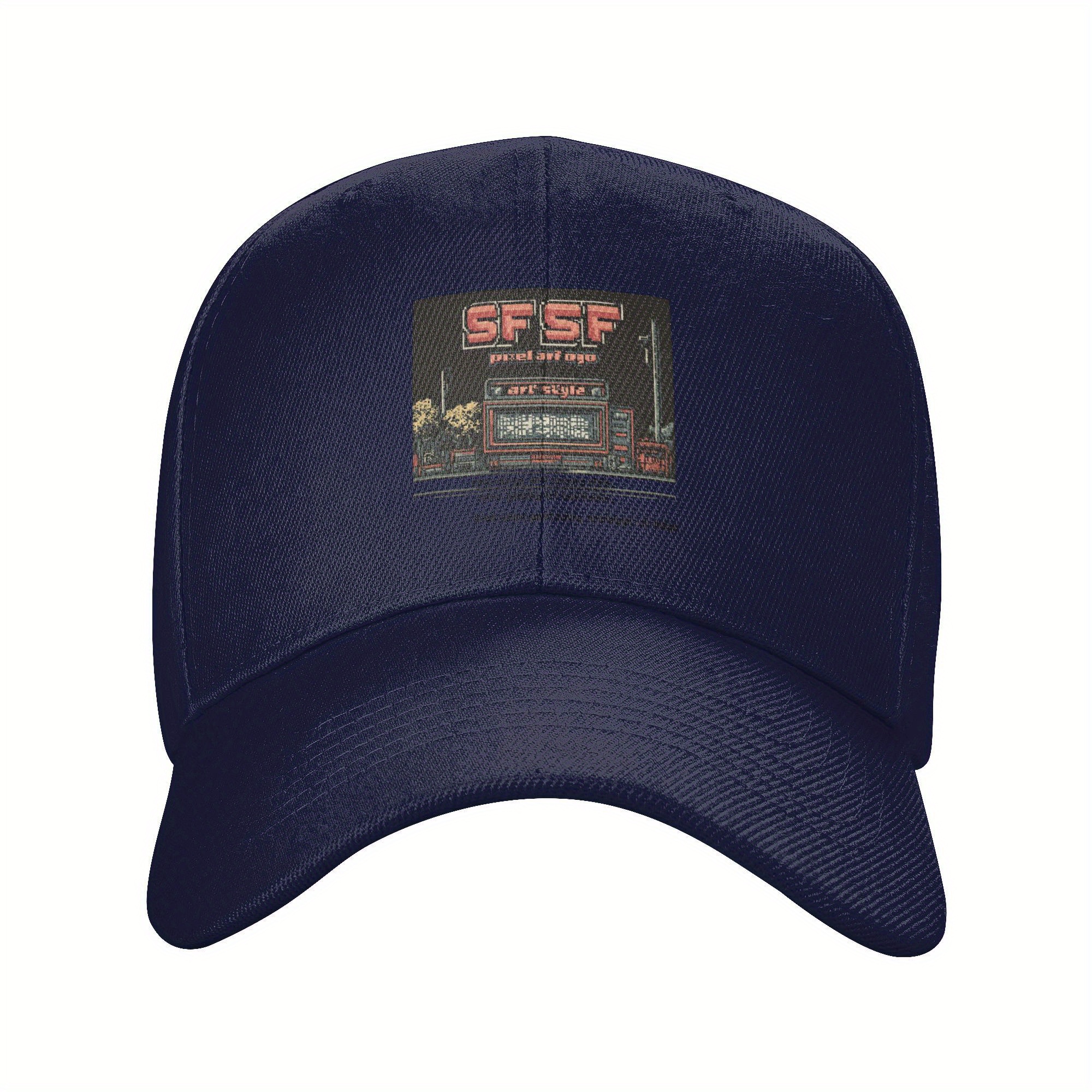 2025     printed baseball cap   breathable sun protection unisex adult adjustable snapback hat for sports outdoor casual wear baseball hat