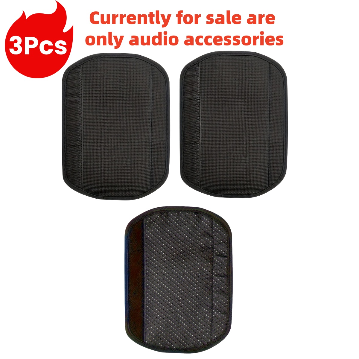 TEMU Additions , 3pcs Speaker Handle Wrist Strap, Suitable For Boombox 2 Speaker Grip Pad, Universal Speaker Handle Cover, Wrist Protection Pad,