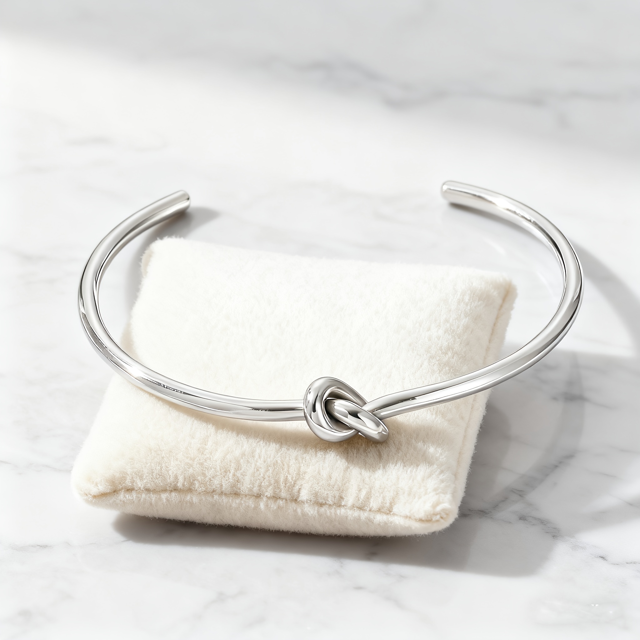 TEMU 1pc Pulsera para Mujer de Acero Inoxidable con Diseño de Nudo Simple, Bañada en Oro de 18K, No Deslustra y No Alergénica