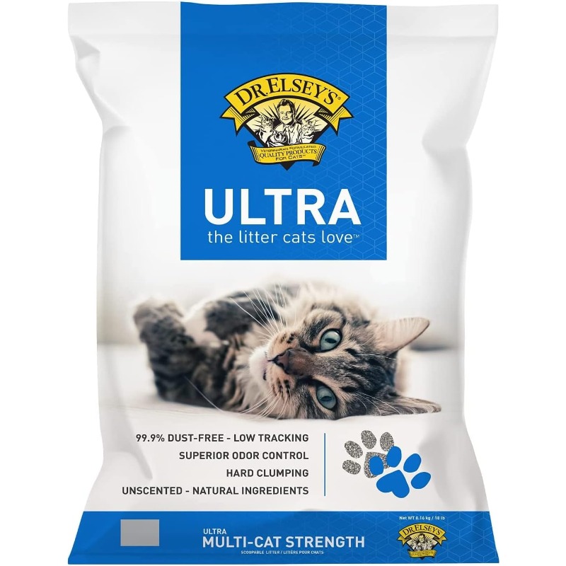 Dr. Elsey'S Ultra Premium Clumping Cat Litter 18 Lb/ 8. 16 Kg Pack May Vary