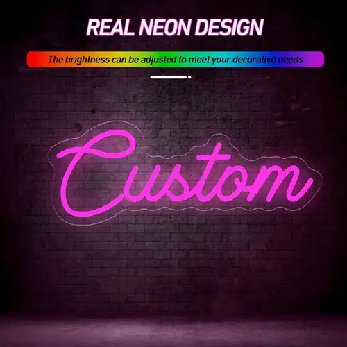 Neon Led Word Signs Lights For LED Word Lights - Illuminate Your Space Creatively Custom ...