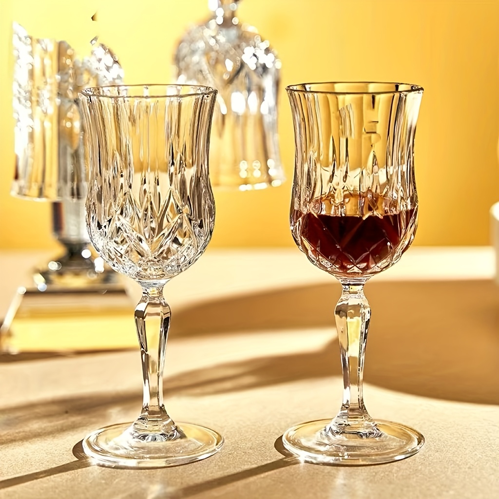 2 4 6 high end french goblet wine glass set chic red wine glasses suitable   scene