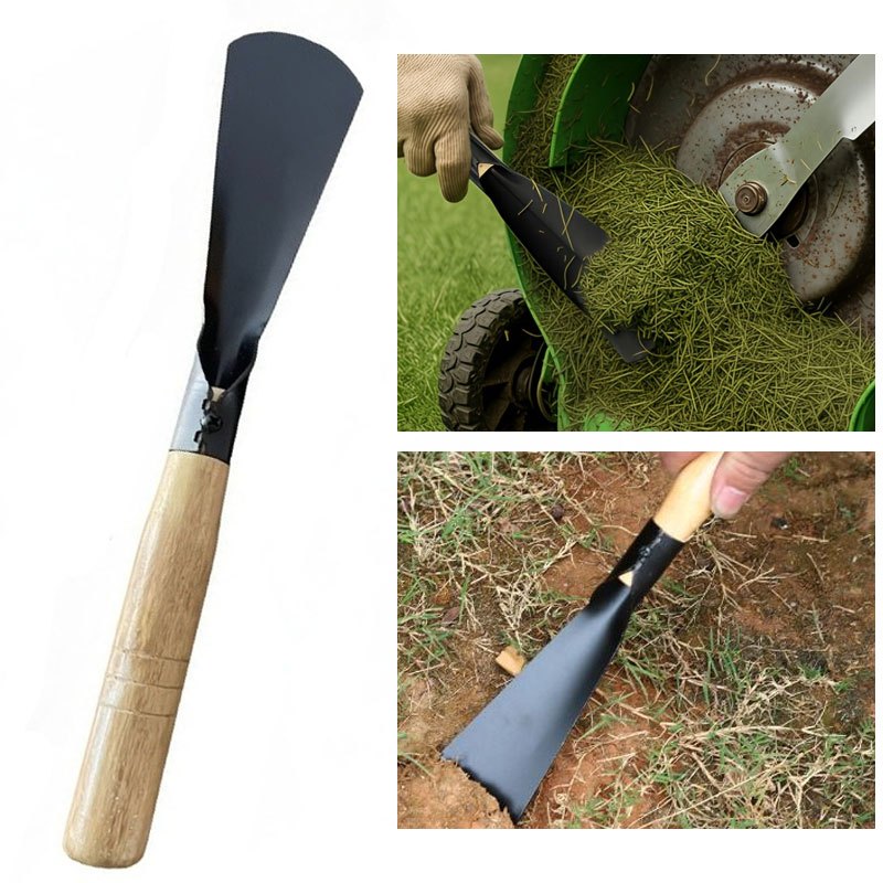 professional lawn mower deck scraper ergonomic handle for   and   removal heavy duty cleaning tool for mower maintenance ideal for   and lawn care professionals durable mower cleaning tool
