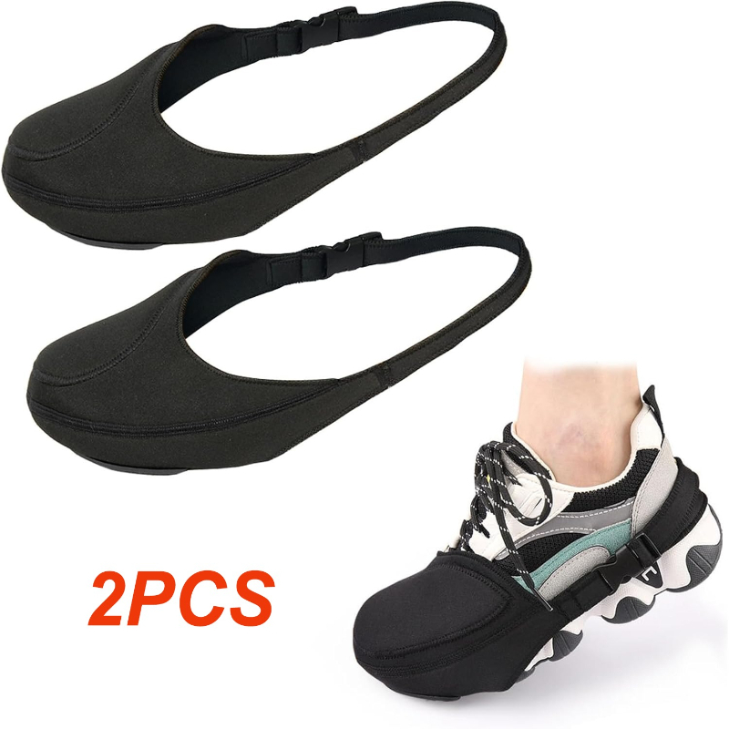 TEMU Protector de zapatos para motocicleta, 2 piezas, almohadilla antideslizante para cubrir el zapato de marchas con hebilla, protector de puntera