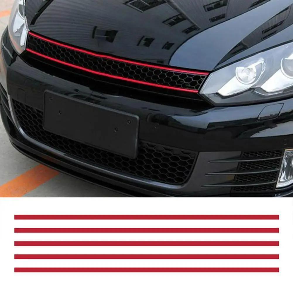 

1set Reflective Car Grille Car Strips Golf Decorative Strips Car Styling Decorations External Accessories