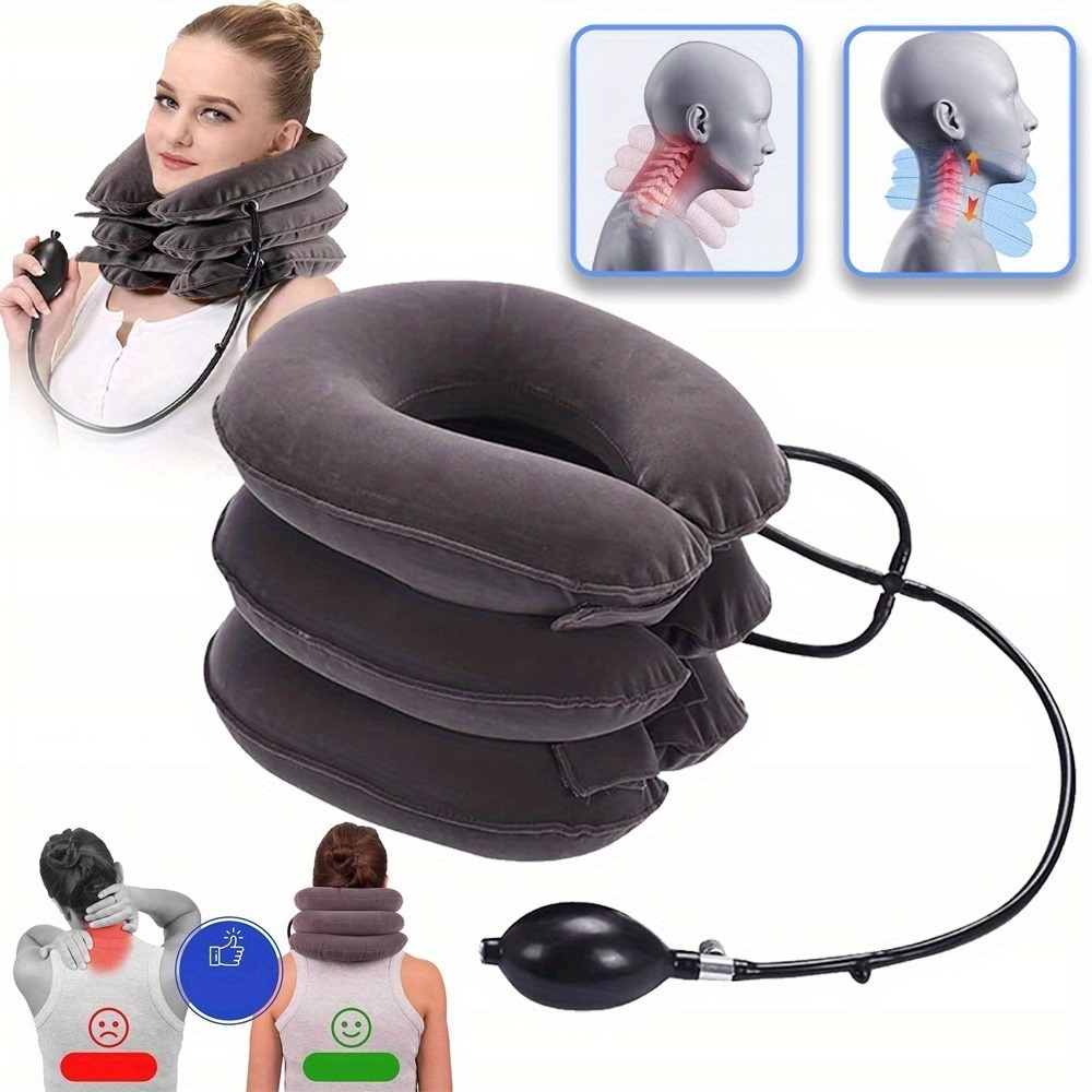 Neck Pillow For Travel, Adjustable Neck Support Brace, Neck Traction Pillow For Use