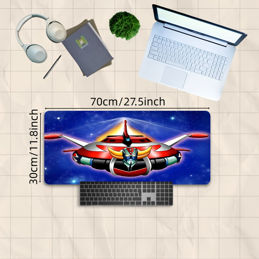 TEMU Grand tapis de souris gaming avec bords cousus, base en caoutchouc antidérapant, tapis de de bureau pour PC, ordinateur portable, , employé de